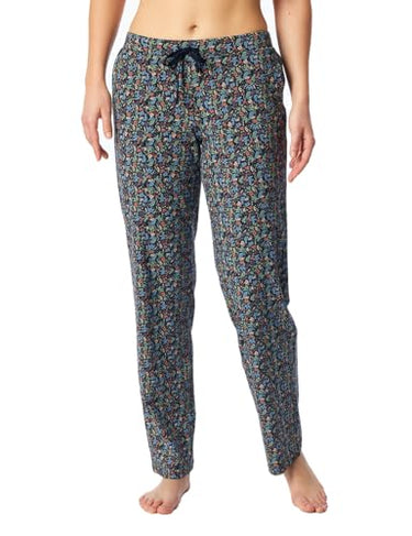Schiesser Damen Schlafhose lang Baumwolle-Mix + Relax Pyjamaunterteil, Multicolor 3_182102, 42 im Sale